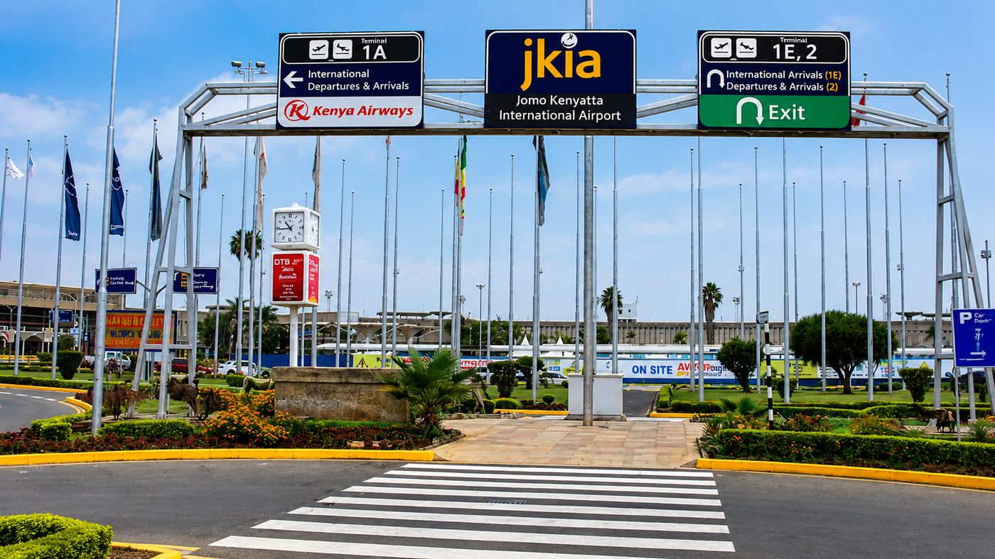 JKIA terminal signage